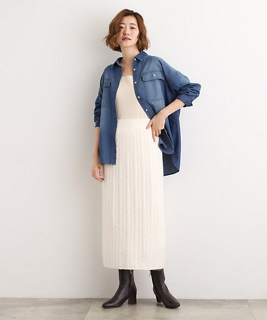 SETITEM】ケーブルニットスカート（2002547196