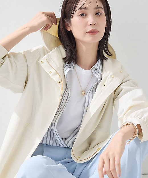 撥水／フード取外し可】凹凸素材ブルゾン（2002554599