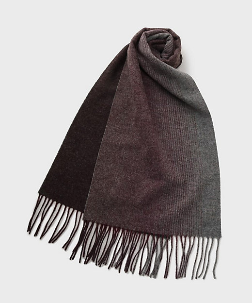 洗えるウールカシミヤ】グラデーションマフラー（2002556191