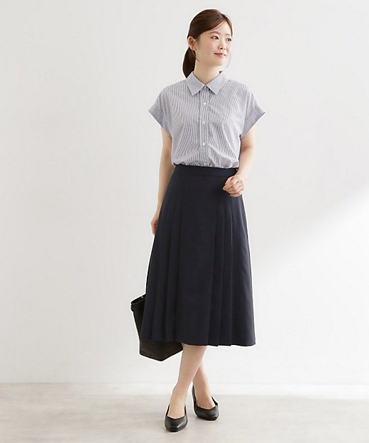 タックプリーツセミロング丈スカート（2002556938