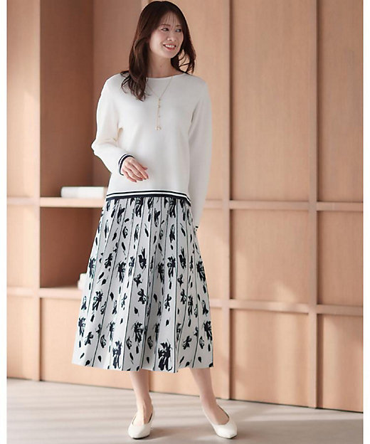 FAMILY JAPAN 25ss ドライバーズニットスカート11747391 FAMILY JAPAN