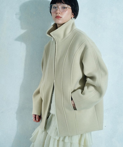 wool volume short coat（2002586322