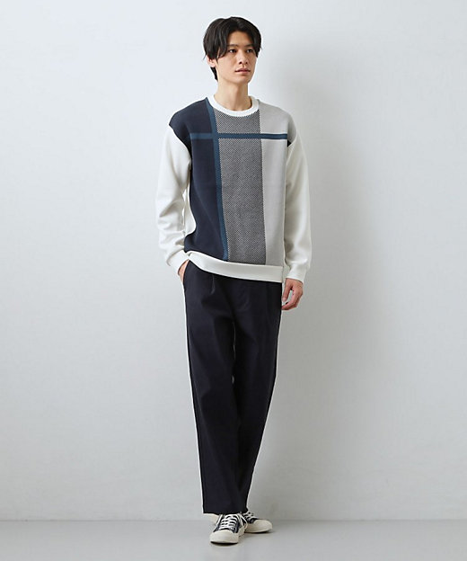 チェック柄ダンボール スウェット 洗濯機OK（2002599594