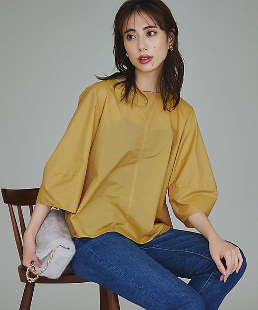 ナイロンコットンポプリン コンパクト ブラウス（BLWOCA0211