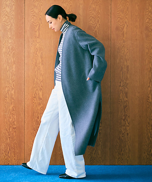 Oggi 2月号掲載】GRASSE ／ ストール付きリバーロング