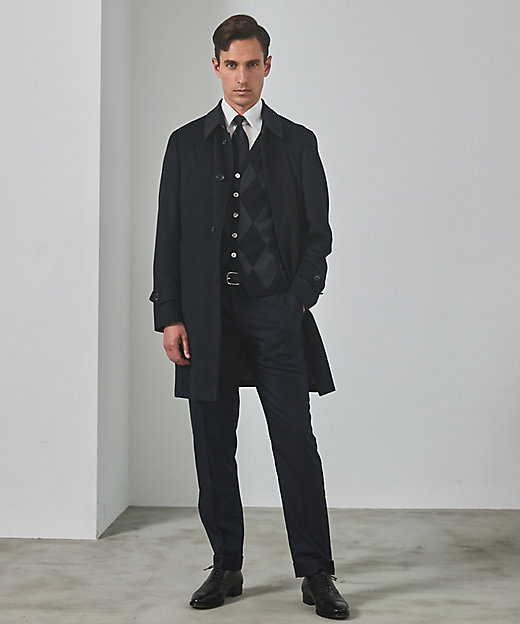 ライトウェイトアンゴラ ステンカラーコート（COGOGW0001