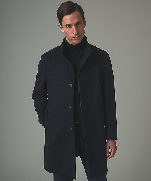 アンゴラビーバー スタンドカラーコート（COGOSW0402） | 五