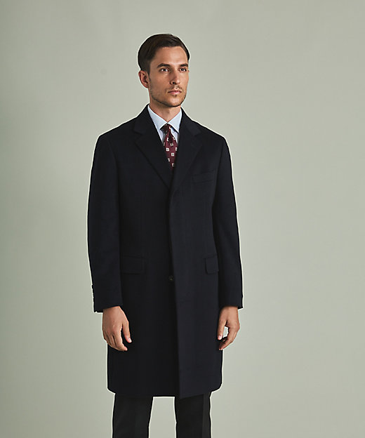 tommorowland ダークグレー シングルブレスト チェスターコート