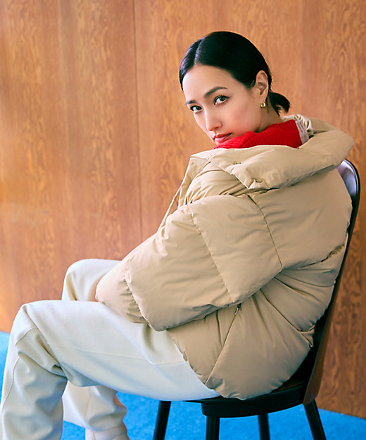 LACAN ／ ドロスト付きショートダウン（CMCWCW0402