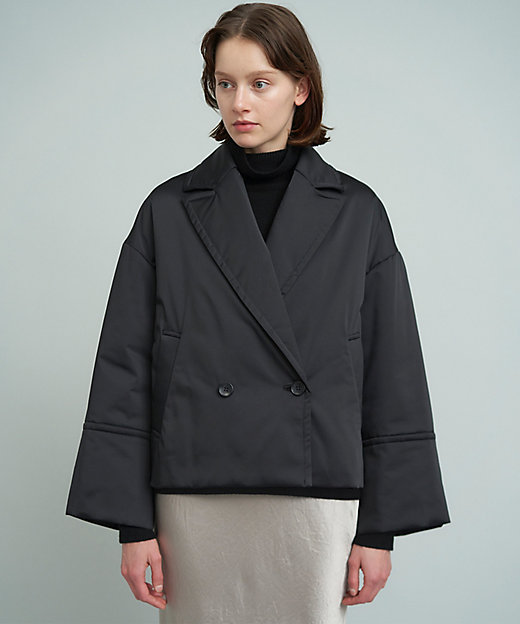 SACRA】パディングタフタ ショートコート（CME8SW0950