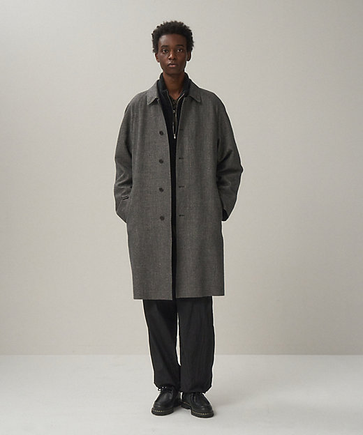 LINEN WOOL TWILL ｜ バルマカーンコート