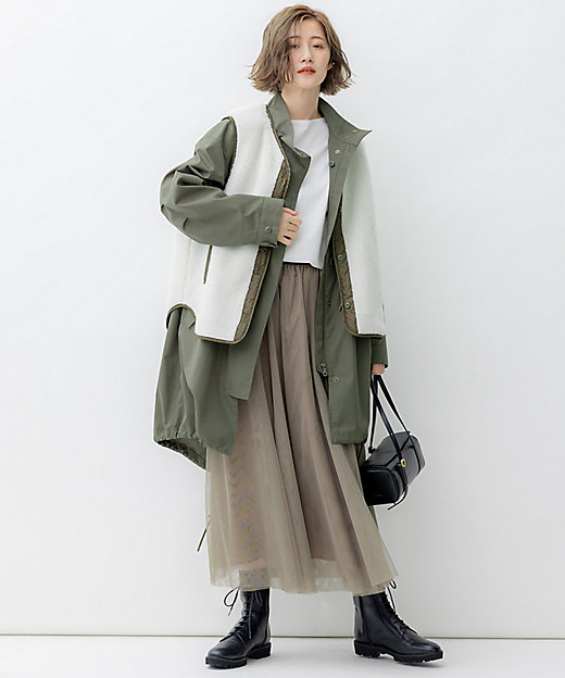 SLOW／一部店舗限定】4WAY モッズコート