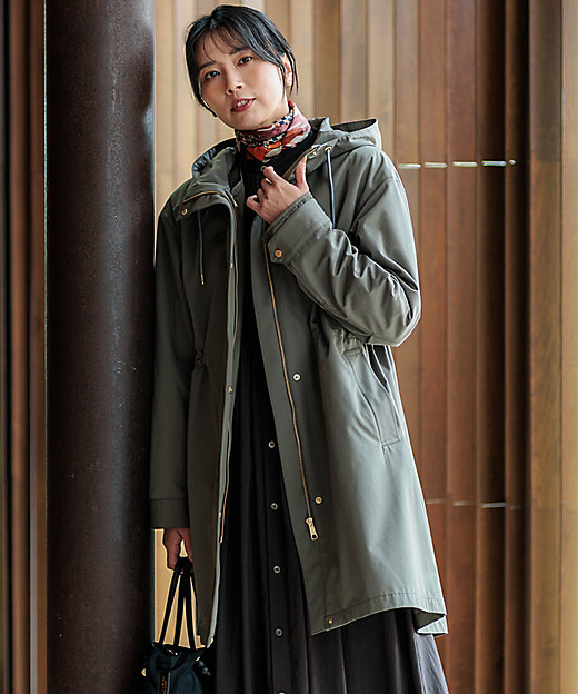 撥水加工／洗える】ライナー付き マルチウェイアウター