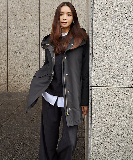 滝沢眞規子さん着用／一部店舗限定／撥水加工】ミリタリー ダウン