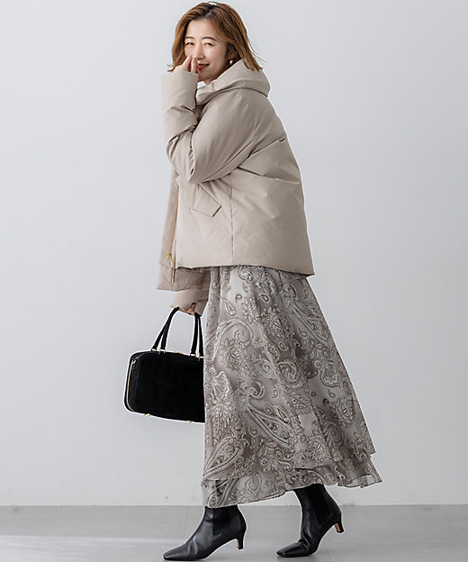 一部店舗限定／滝沢眞規子さん着用／撥水加工】ミリタリー Aライン