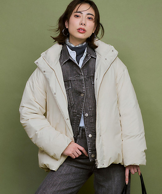 WEB＆一部店舗限定】ステッチレス フーデット ダウン