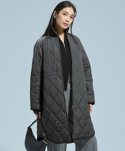 洗える／撥水加工】中綿 ロング パディング アウター