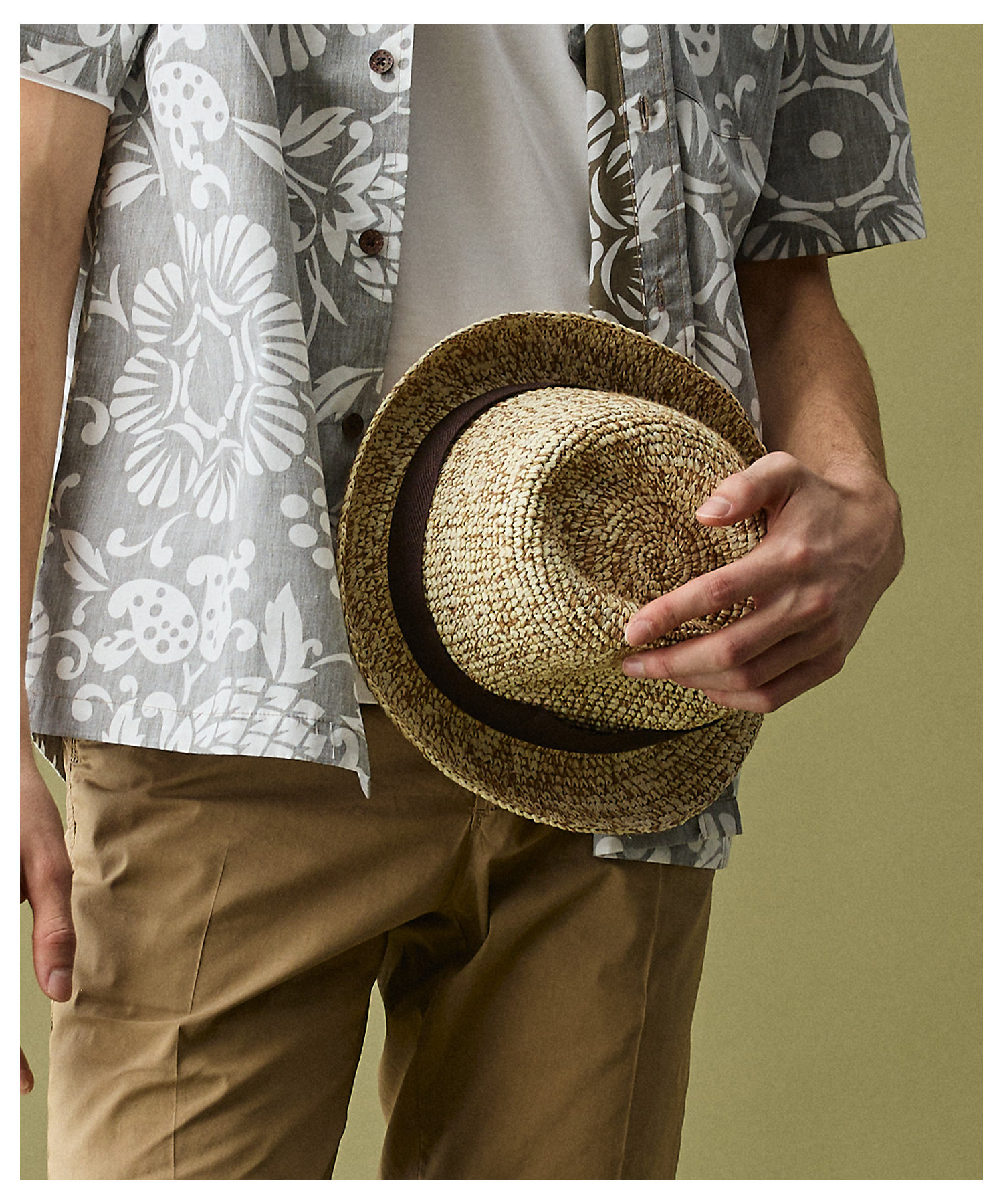 サイズ調整可】ラフィアメランジ ハット（HT1KLM0007