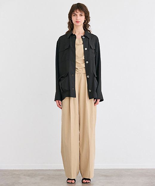 洗える】AMARYLLIS ／ ウエストベルトシアーサファリ