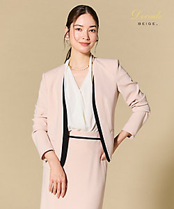 ピンク系 レディースのノーカラージャケット | 三越伊勢丹オンライン