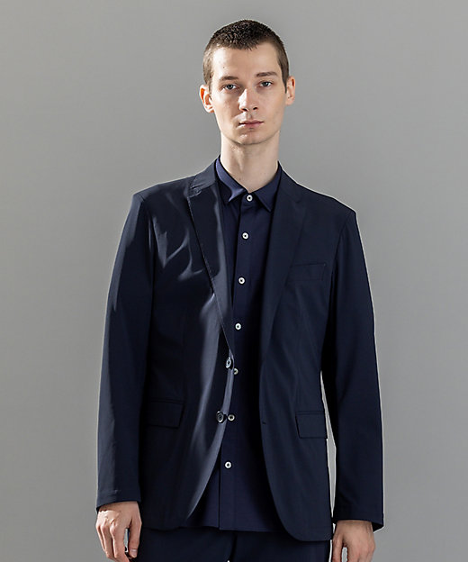 新素材【セットアップ対応】トリコソリッドストレッチ ジャケット