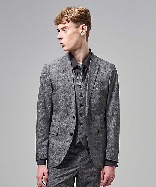 新色【セットアップ対応】クールドッツストレッチ ジャケット