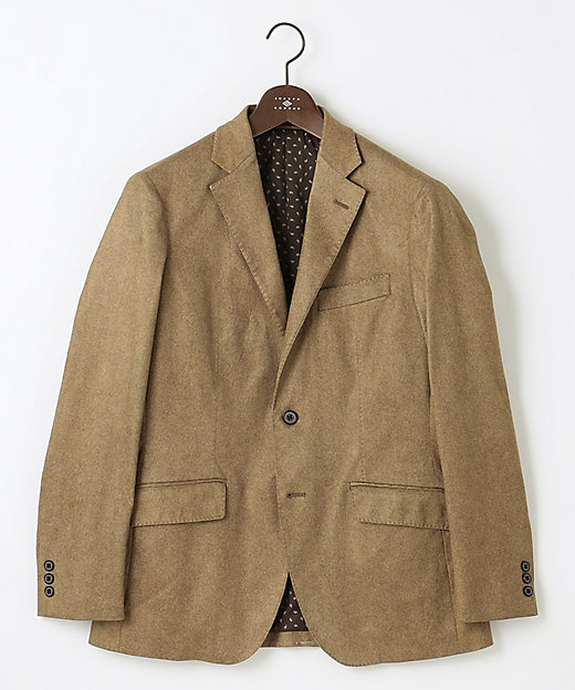 ストレッチ】ヘリンボンスウェード ジャケット（JKJLSW0410