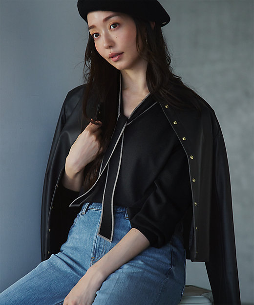 ラムレザー ノーカラージャケット（JKWOCW0315） | 23区