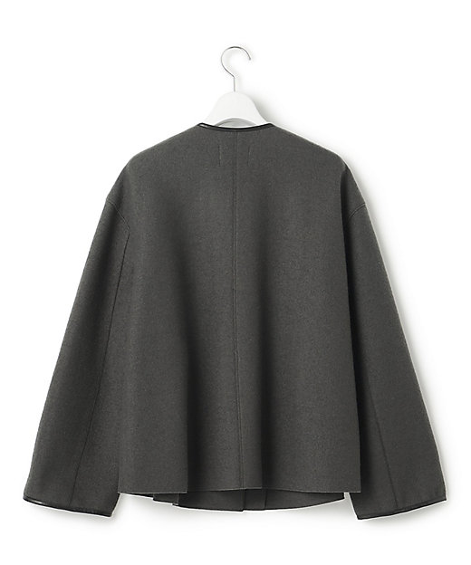 コンプレストパイル ノーカラー アウター（JKWOSW0432