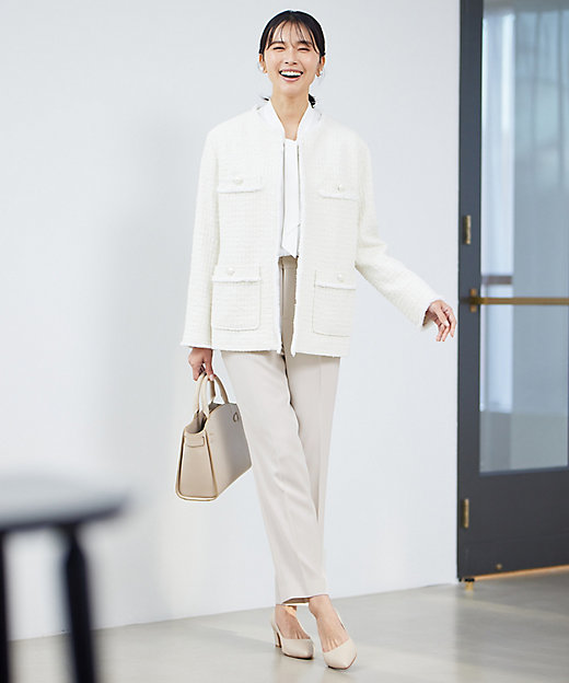 スラブファンシーツイード ジャケット（JKWSSS0013） | 23区