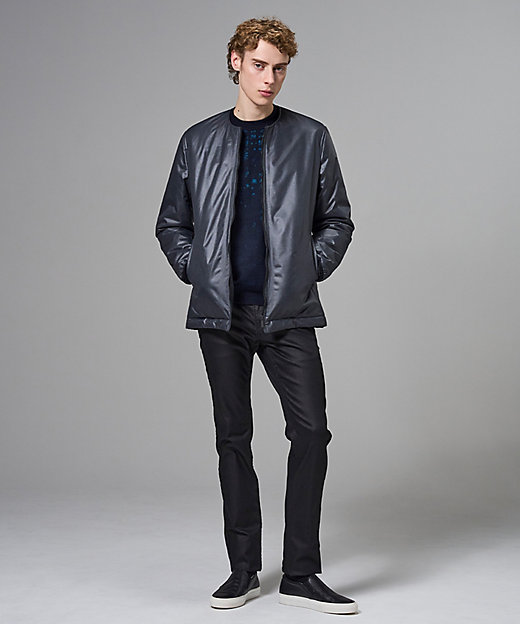 新素材【アウタードッキング対応】ラインアートジャカード ブルゾン