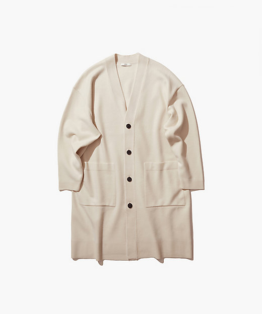 MERINO COLLEGE KNIT ｜ オーバーサイズカーディガン