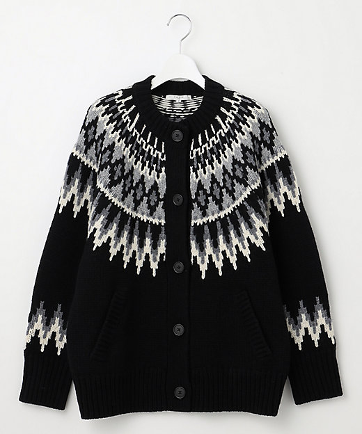 SLOW／一部店舗限定】ノルディック ニット カーディガン