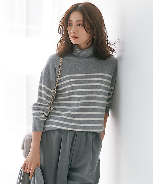 ピュアカシミヤ タートルネック ニット（KRWOCW0452） | 23