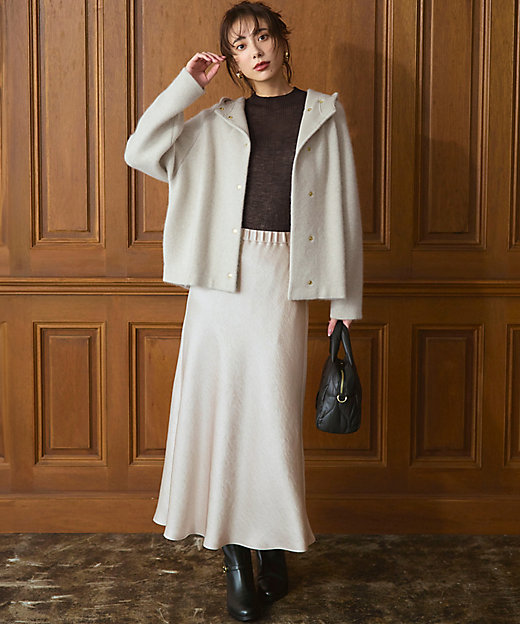 洗える】シアーリブハイネック ニット（KRWOGA0355） | 23区