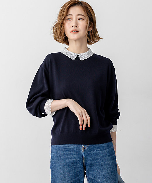 VERY・CLASSY．掲載／洗える】エンブロイダリー ジオ