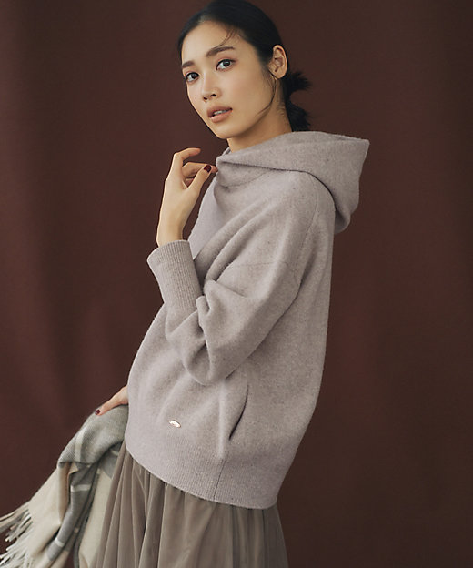 フェルト ニットパーカー（KRWOSW0466） | 23区 (Women