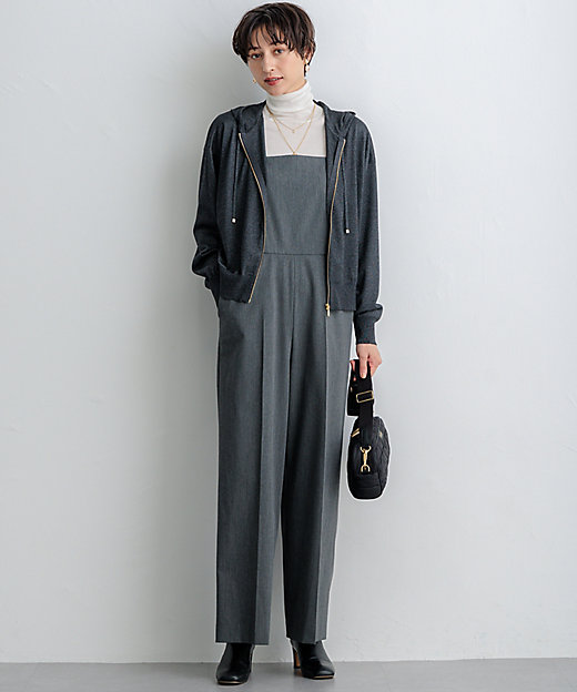 洗える】ドライ2WAYストレッチ サロペット（OPWWCA0223