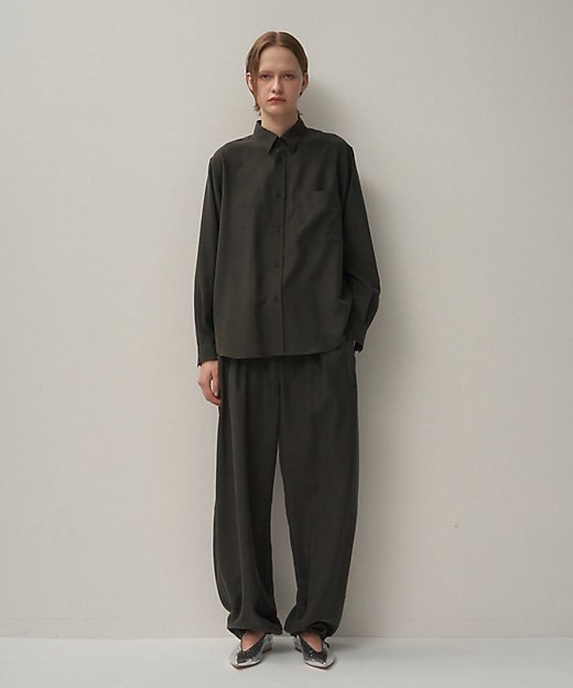 SILK SUEDE ｜ タックイージーパンツ（PRAGGW0811