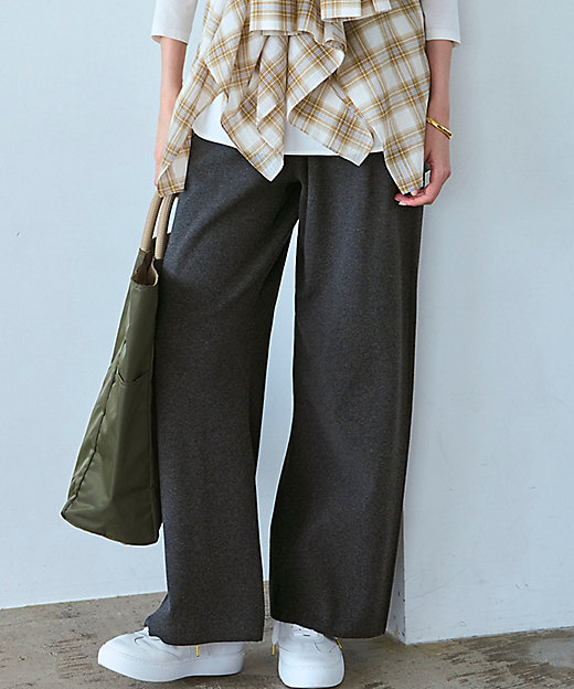 VERY9月号掲載／洗える／吊り干しOK】レーヨンストレッチ