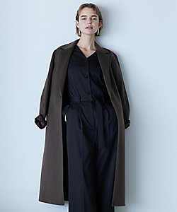 カシミヤ混ベルテッドコート（0314252109） | PINKY&DIANNE