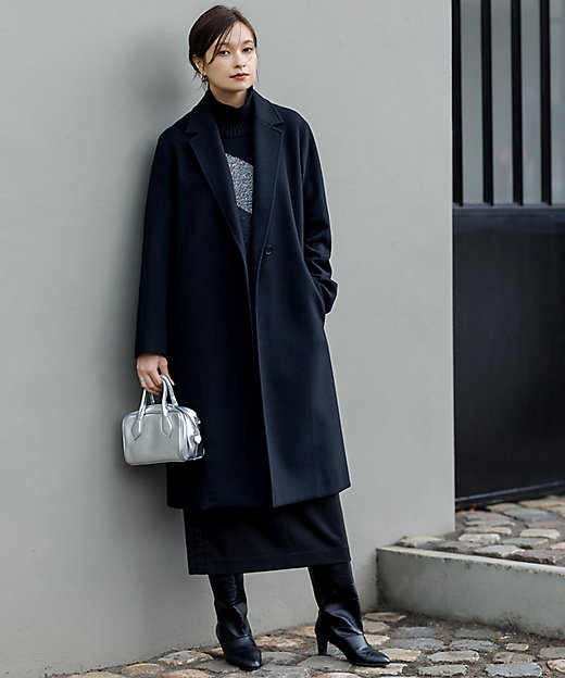 ウールカシミヤメルトン チェスターコート（SCCMGW0601