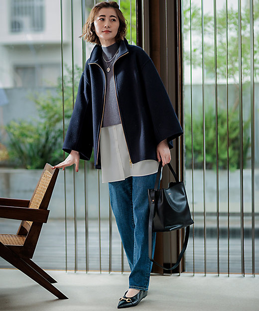 ウールリバー スタンドカラーコート（SCWOCW0407） | 23区