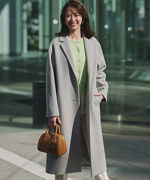 WEB＆一部店舗限定】ウールモッサ チェスターコート