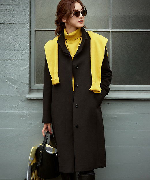 ウールカシミヤビーバー スタンドカラー コート（SCWOSW0505