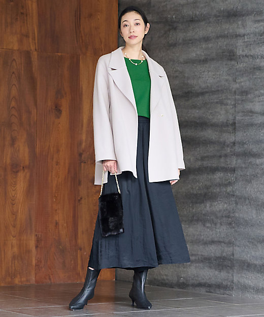 ウールリバーショート コート（SCWRSW0501） | 自由区 L