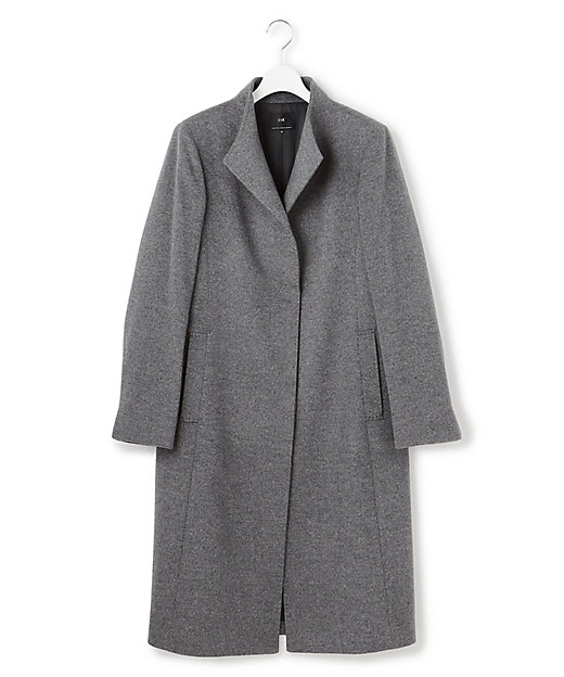 ウールカシミヤビーバー スタンドカラー コート（SCWSGW0504