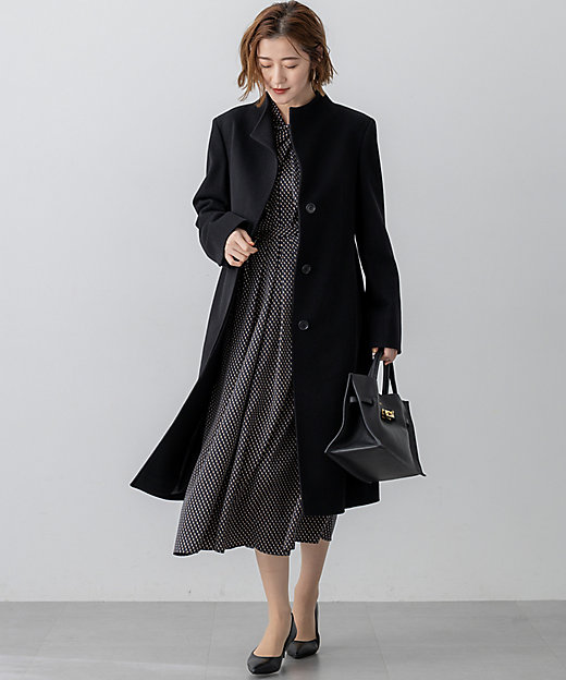 ウールカシミヤビーバー スタンドカラー コート（SCWSGW0504