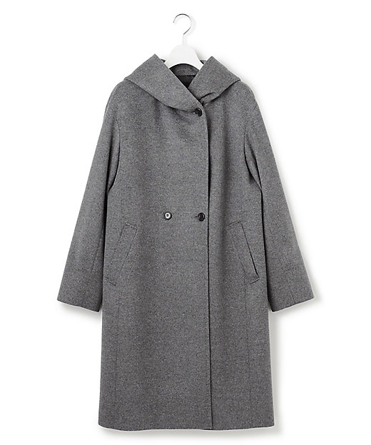 ウールカシミヤビーバー フーデット コート（SCWSGW0853