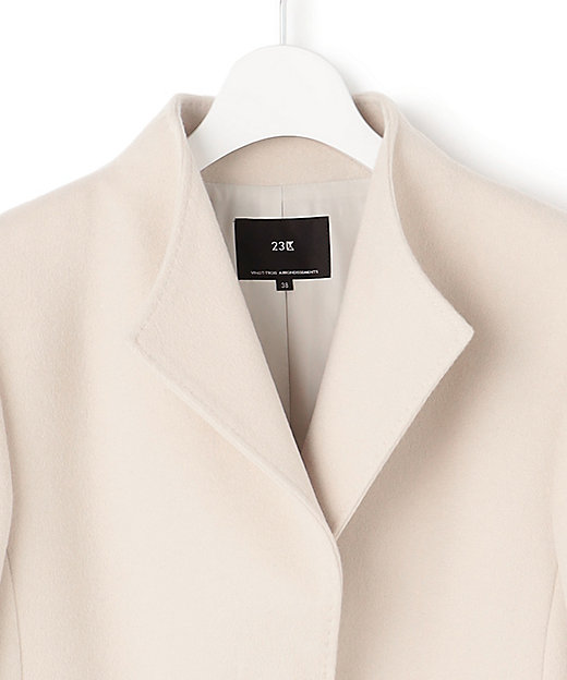 ウールカシミヤビーバー スタンドカラー コート（SCWWCW0504